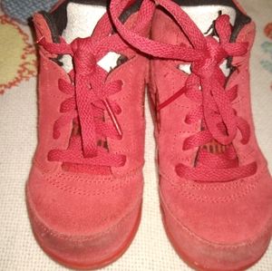 Toddler red Jordan retros